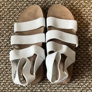 White Strappy Sandals